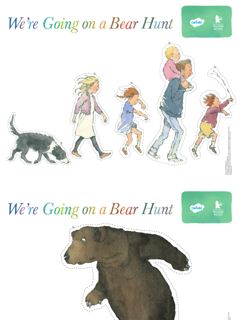 Were Going On A Bear Hunt Stick Puppets Us e 1634504165 - Ver - 1 | PDF