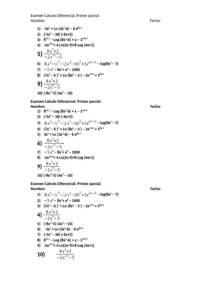 Exn Cal Dif | PDF