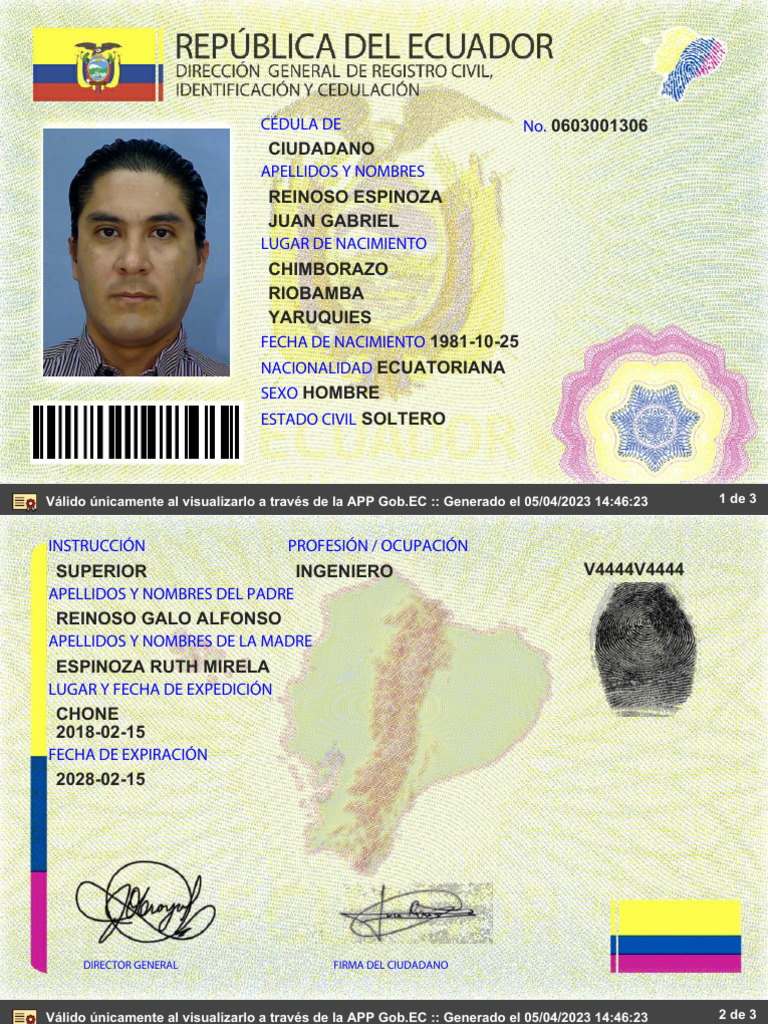 Cedula Digital | PDF