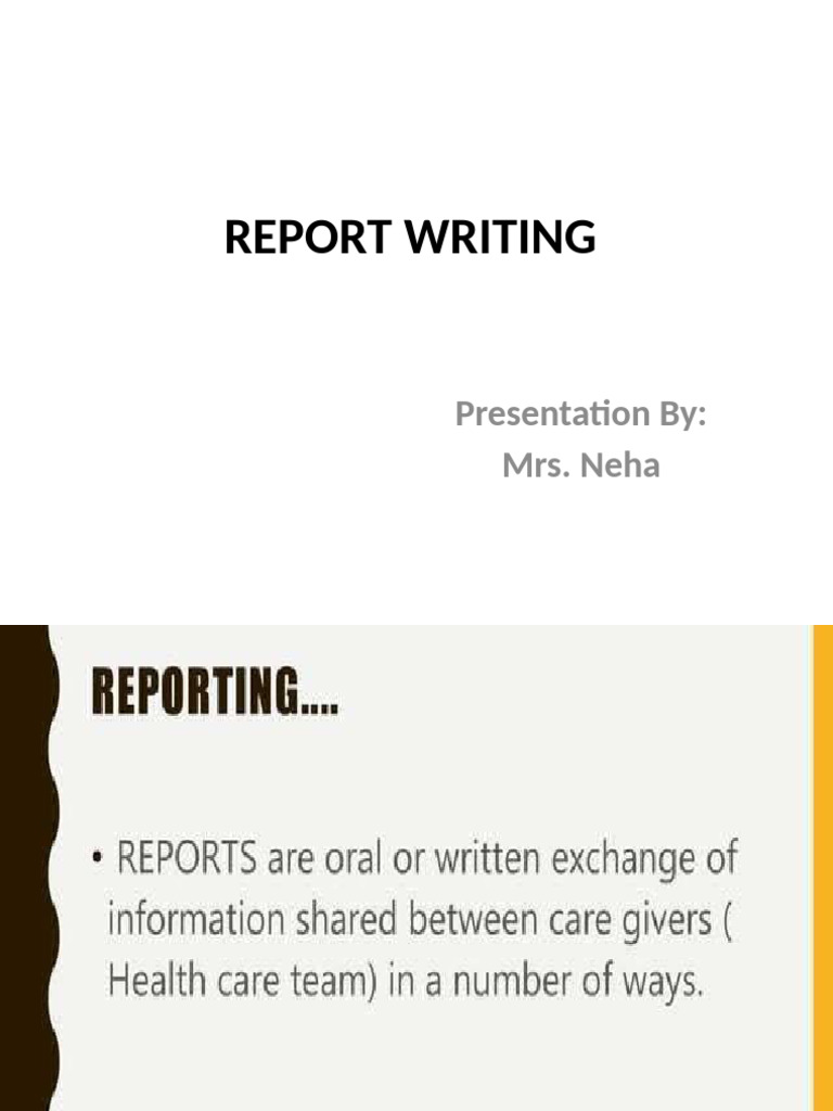 Report Writing | PDF
