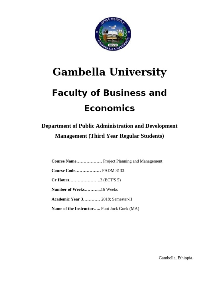 Project Management Student Material Docx | PDF | Project Management ...