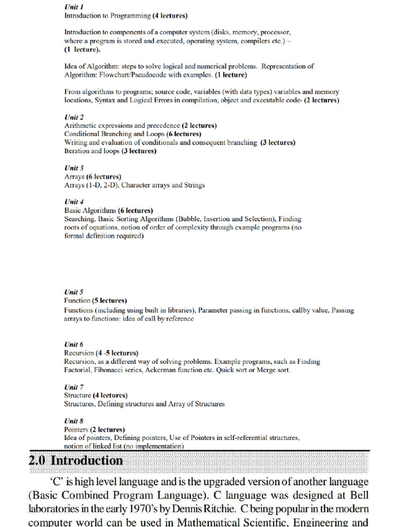 PPS Unit 1 | PDF