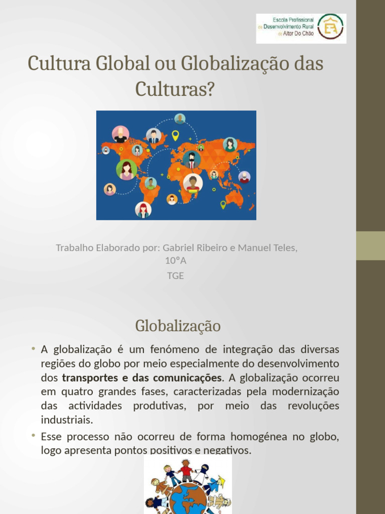 Cultura Global Ou Globalização Das Culturas | PDF