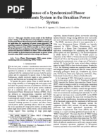 Phasor Mesurement System in Brazil