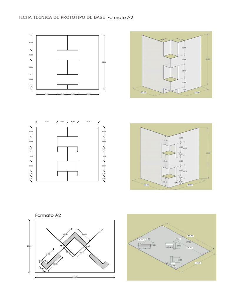 5 Bases para colocar maquetas de Taller de Diseño Básico | PDF