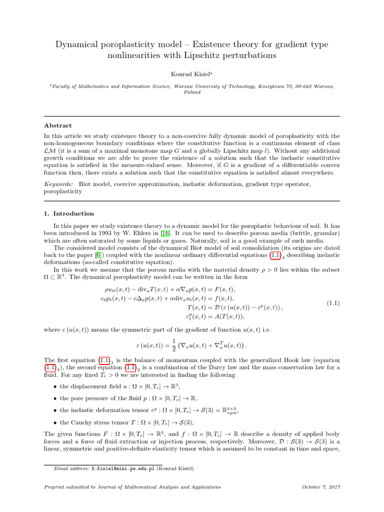 Gradient Type Nonlinearity | PDF