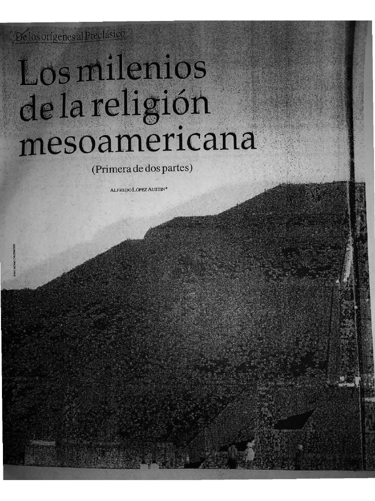 Religión Mesoamericana | PDF