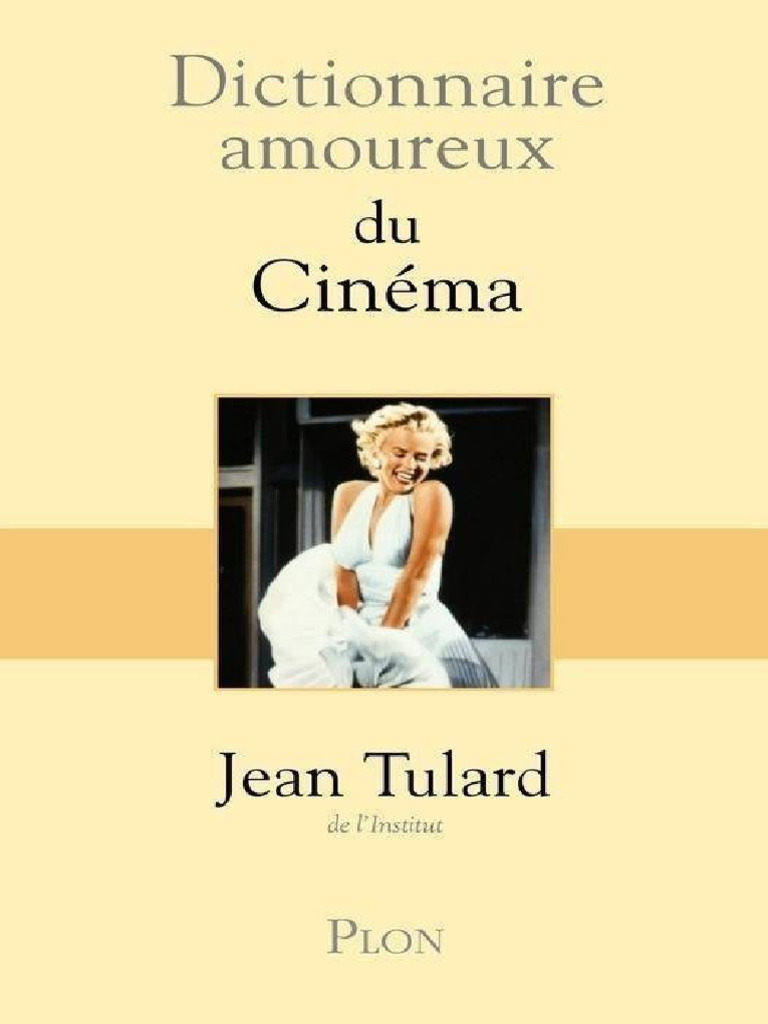 Dictionnaire Amoureux Du Cinéma | PDF, image size:768x1024