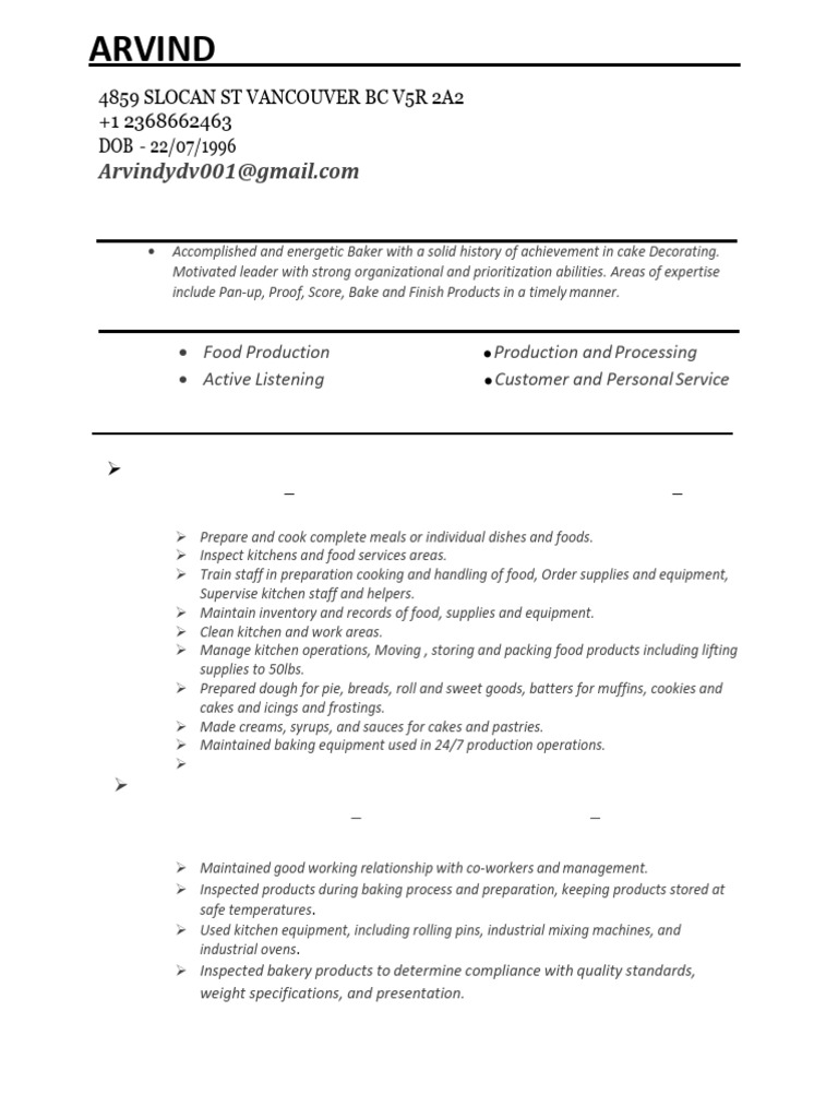 Arvind canadian cv pdf