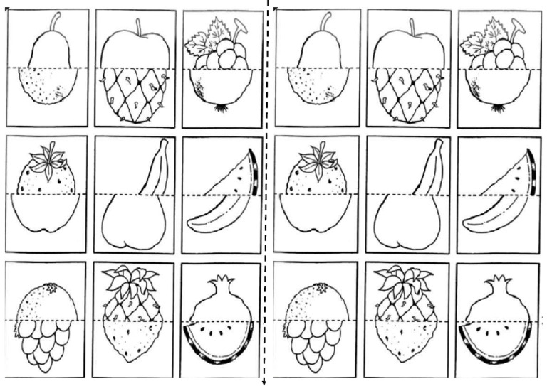 Five Little Fruits Cut and Paste | PDF