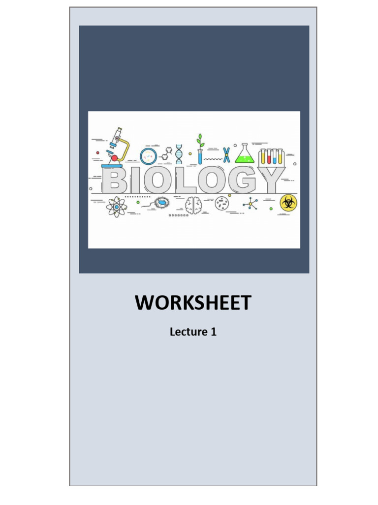 Worksheet 1 | PDF