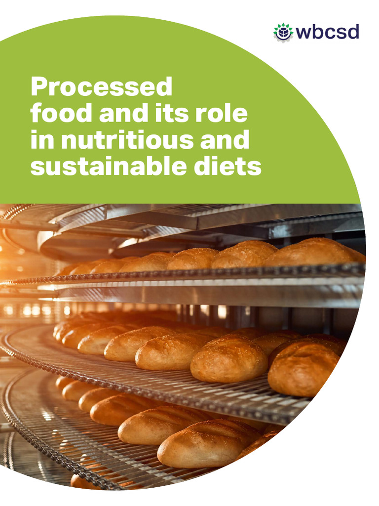 Processed Food and Its Role in Nutritious and Sustainable Diets | PDF ...