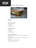 Download Procedure Text How to Make a Apple Sandwich by Tuty Tjah Koedoes SN77738007 doc pdf