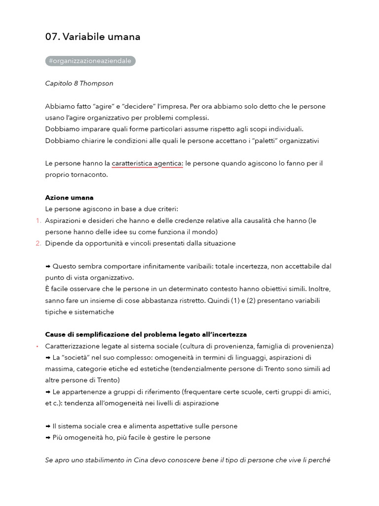 Variabile Umana | PDF