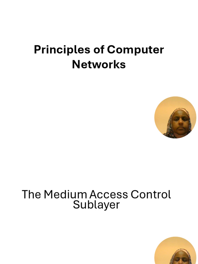 Principles of Computer Networks-MAC | PDF