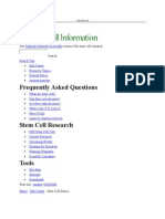 Frequently Asked Questions: The Resource For Stem Cell Research Search