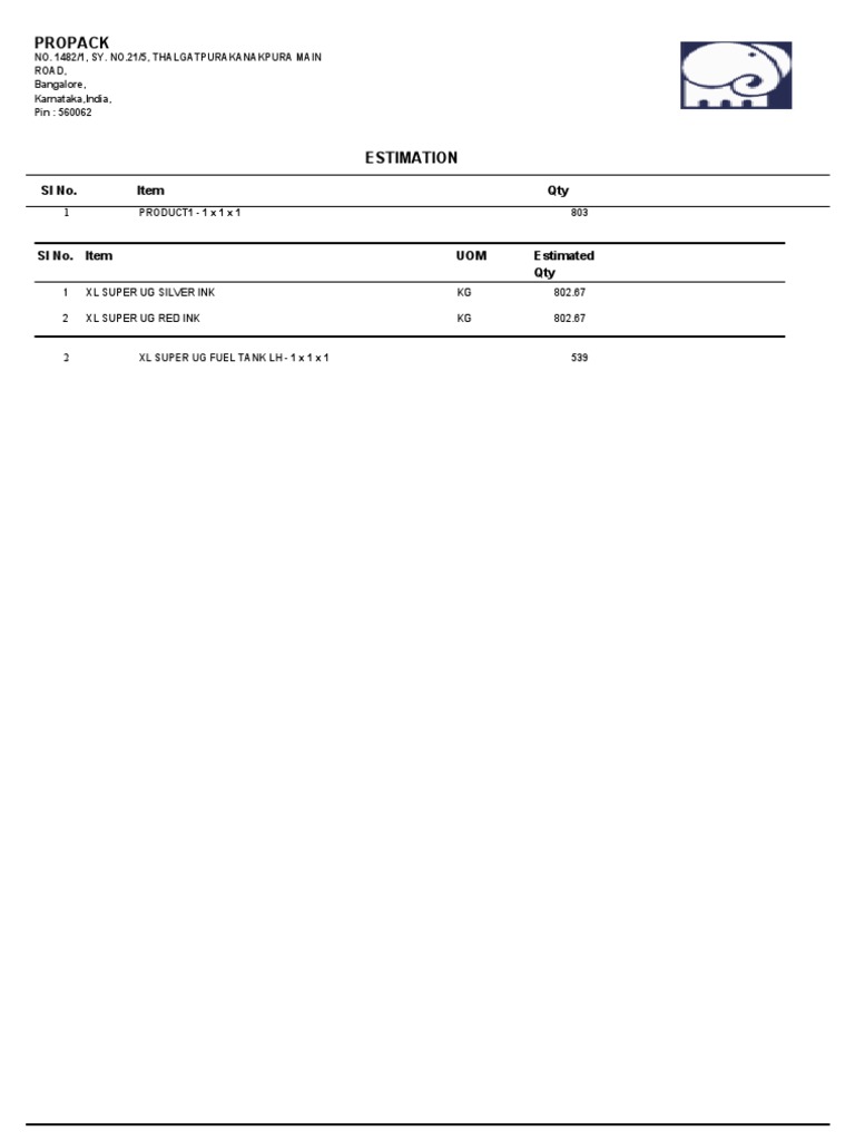 Estimation | PDF