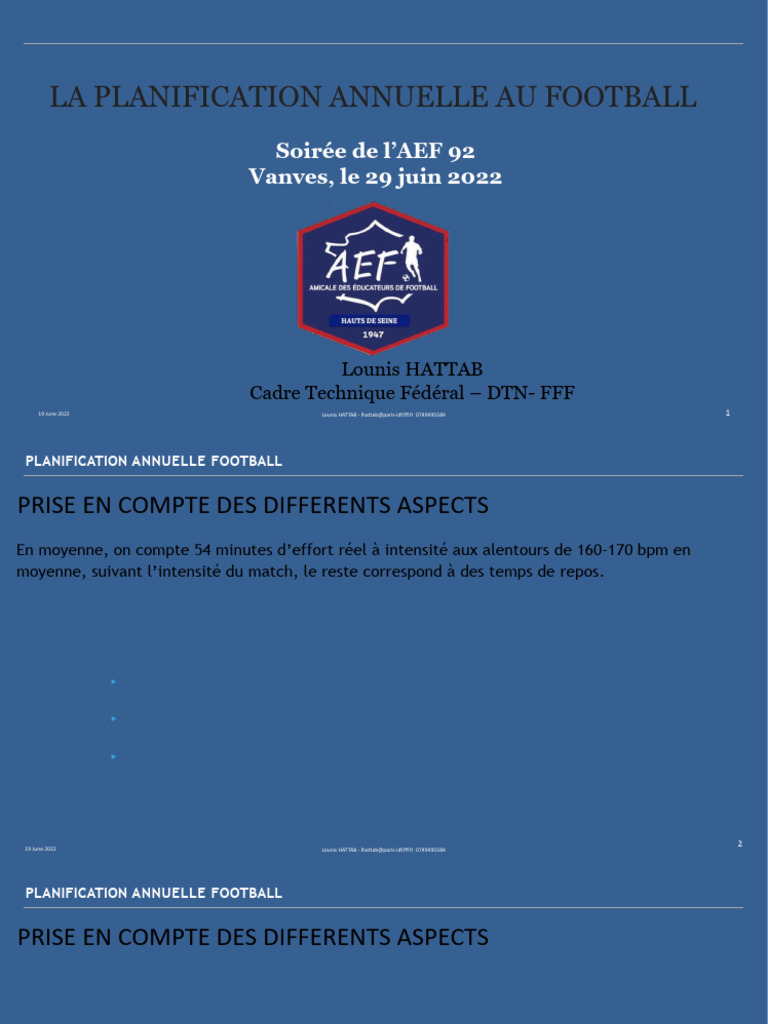 Soiree AEF 92 | PDF