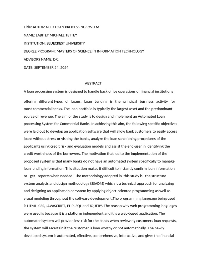 Thesis Proposal | PDF