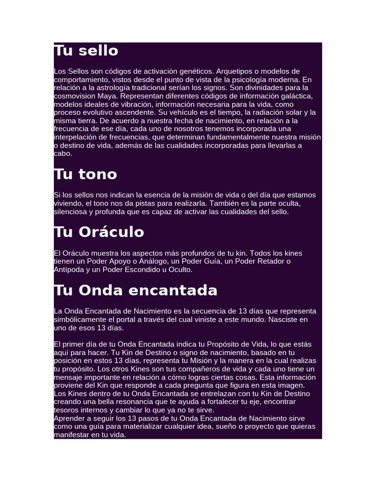 Kin Maya | PDF