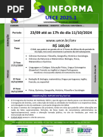 Vestibular UECE 2026.1: Inscrições e Provas | PDF