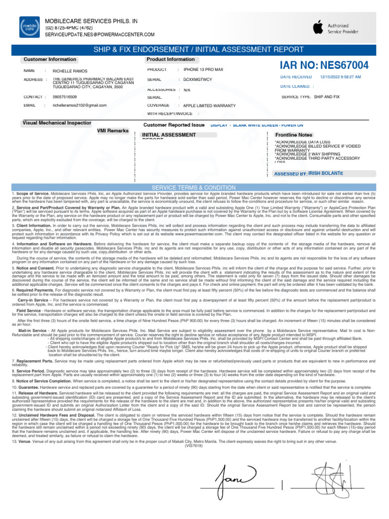 Mail-In Endorsement Form | PDF