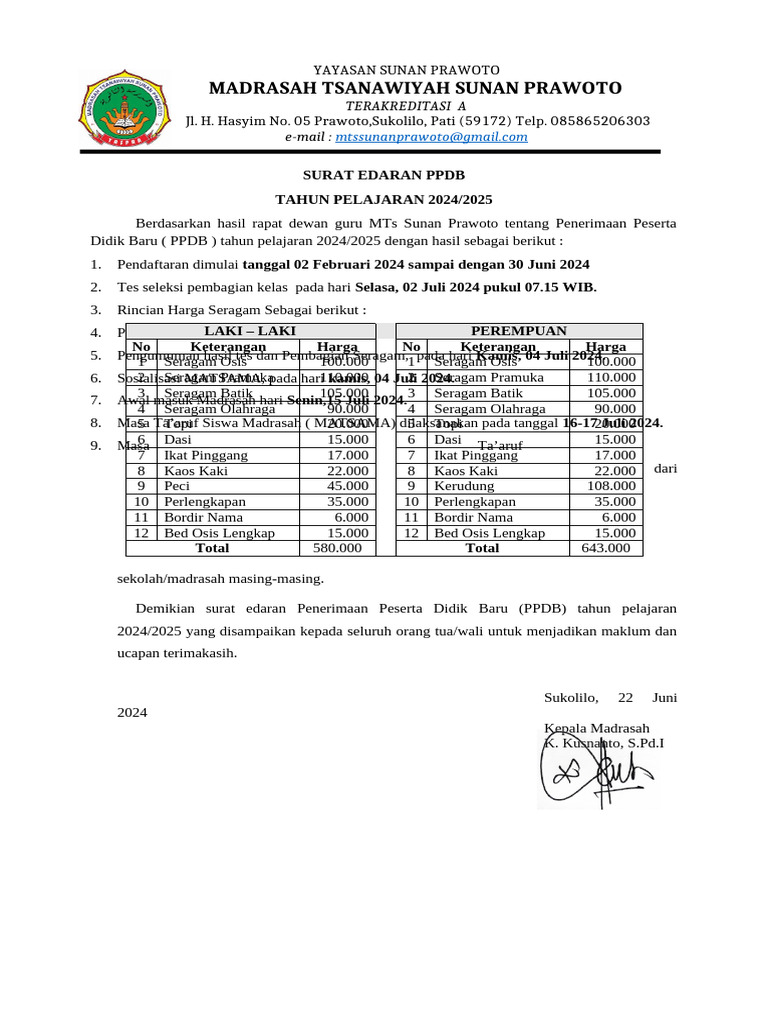  Foto zu surat edaran 2024 