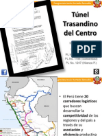 Túnel Trasandino Del Centro: Sustentación Ante El Pleno Del Congreso