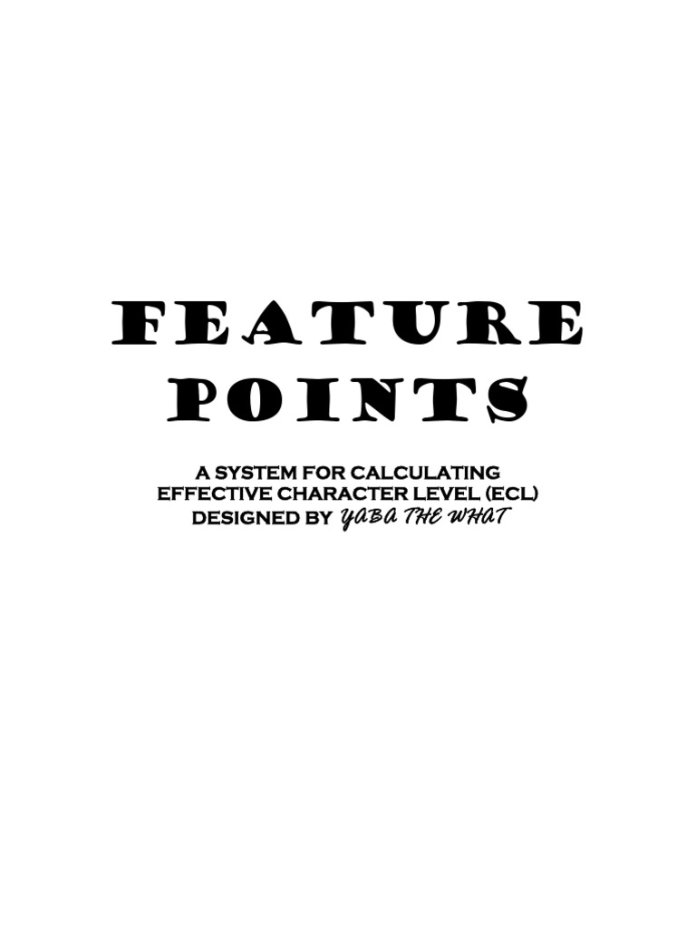 Feature points pdf