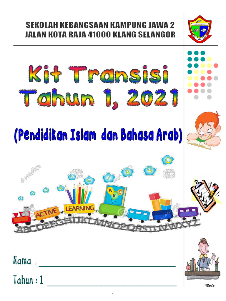 MODUL TRANSISI TAHUN 1 Pendidikan Islam Dan Bahasa Arab | PDF