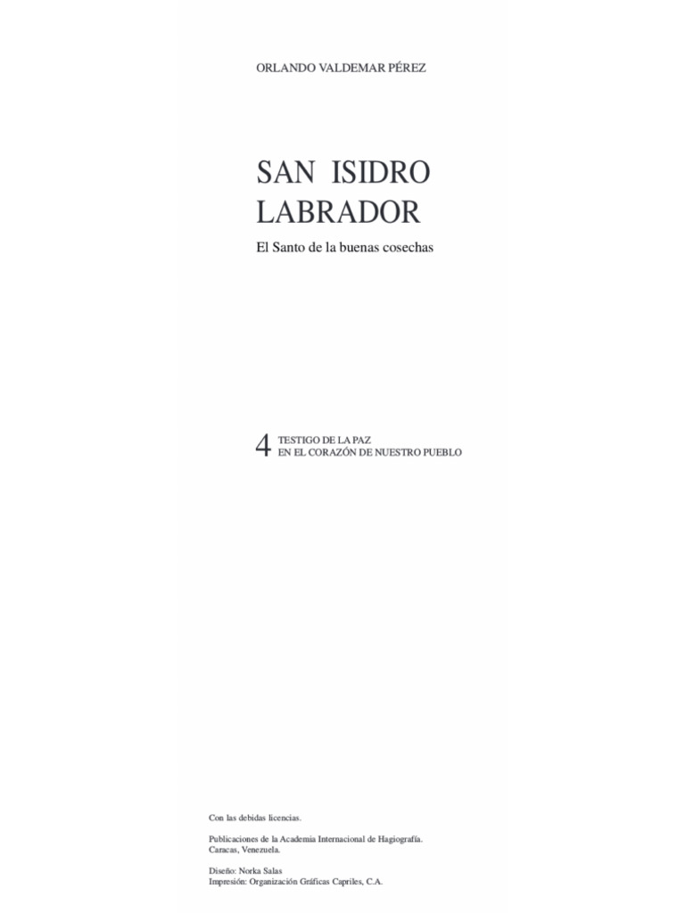4 San Isidro Labrador - PMD - San - Isidro - Labrador | PDF