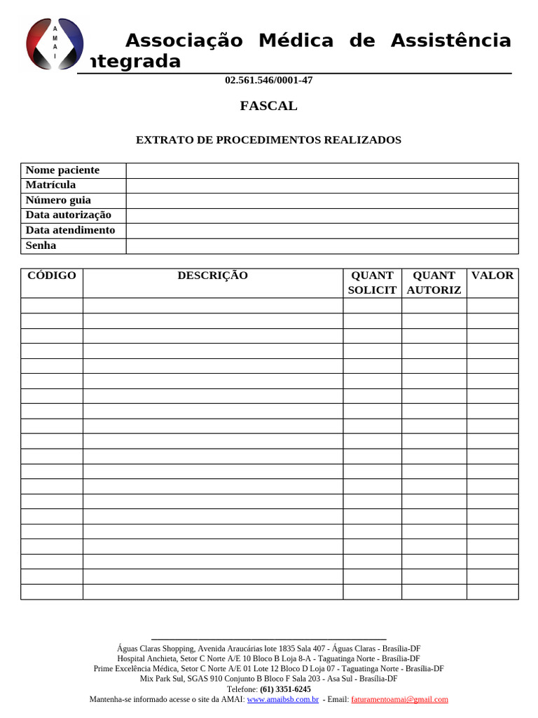 Formulário++-++FASCAL | PDF