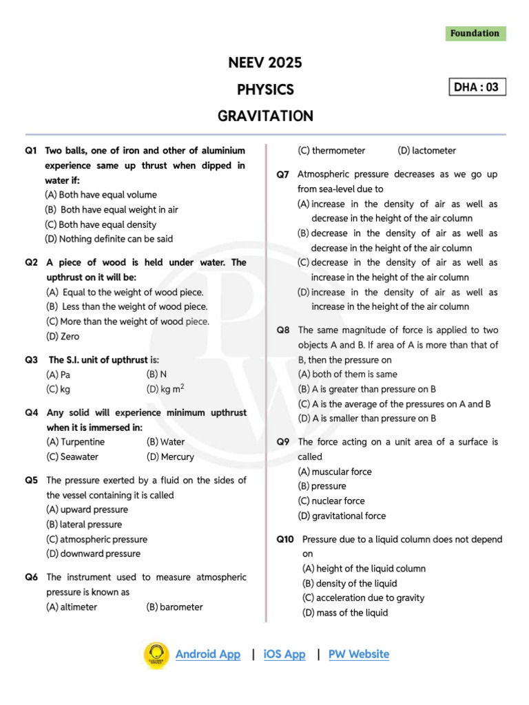 DPP 3 | PDF
