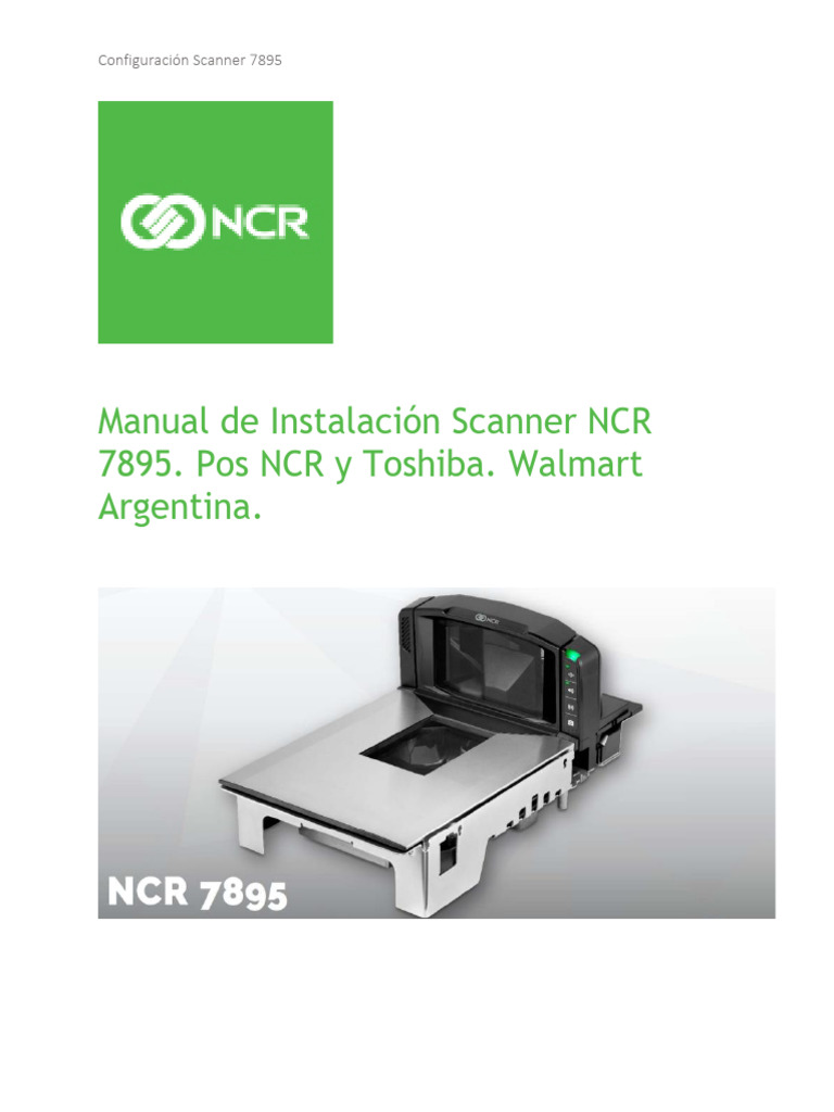 Documento de instalaci n scanner ncr 7895 pdf