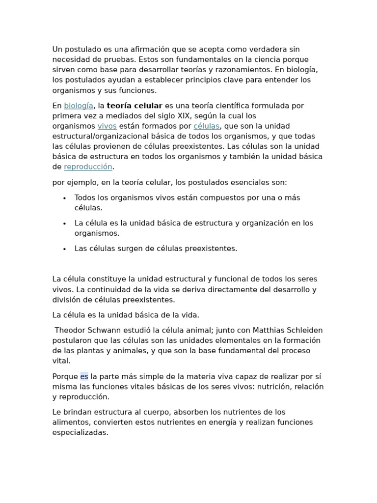 Un Postulado | PDF