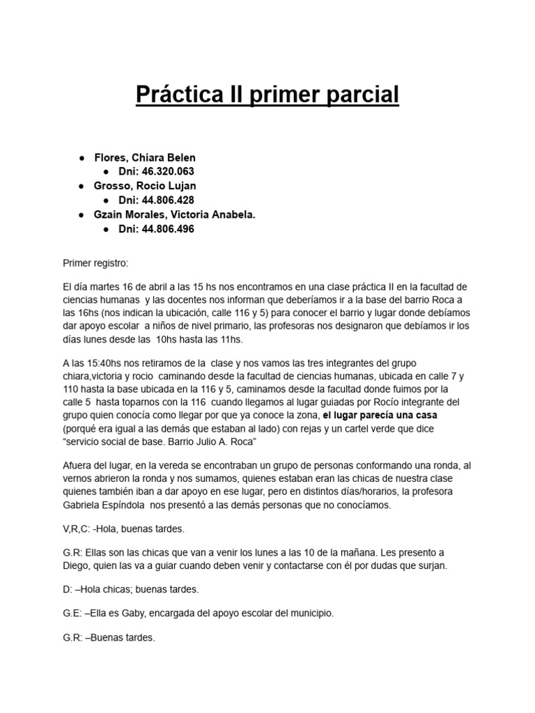 Practica II Regristos | PDF