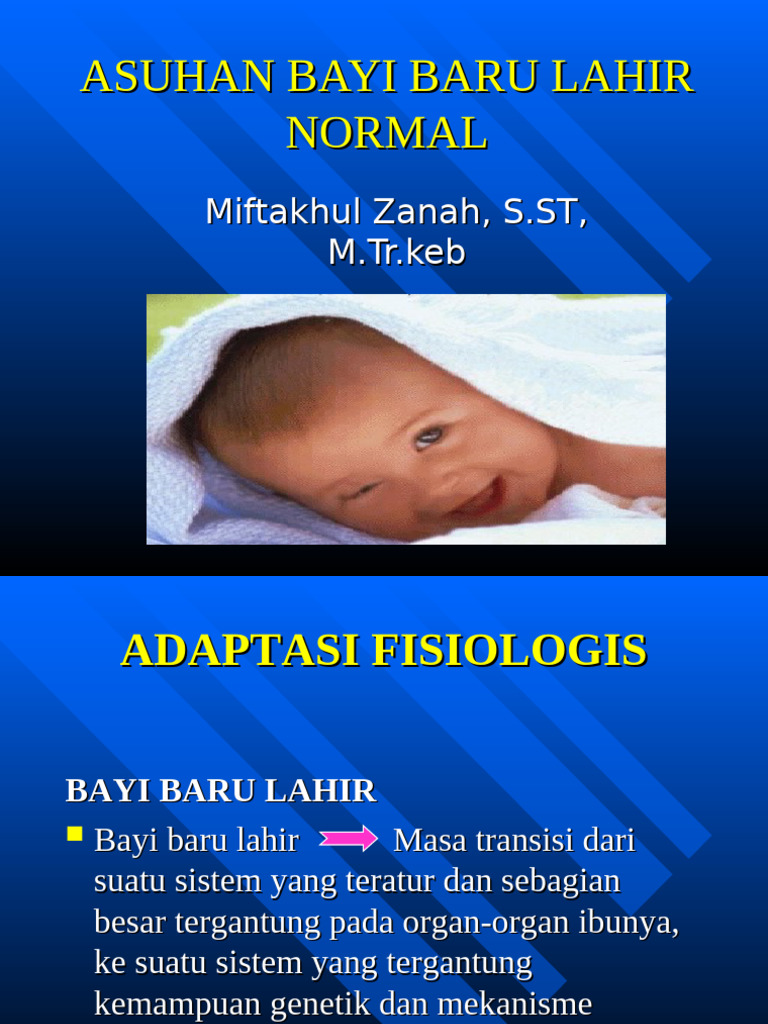 ASUHAN BAYI BARU LAHIR NORMAL | PDF