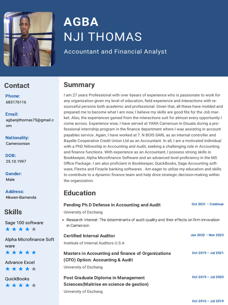 AGBA Resume 119 | PDF | Expense | Banks