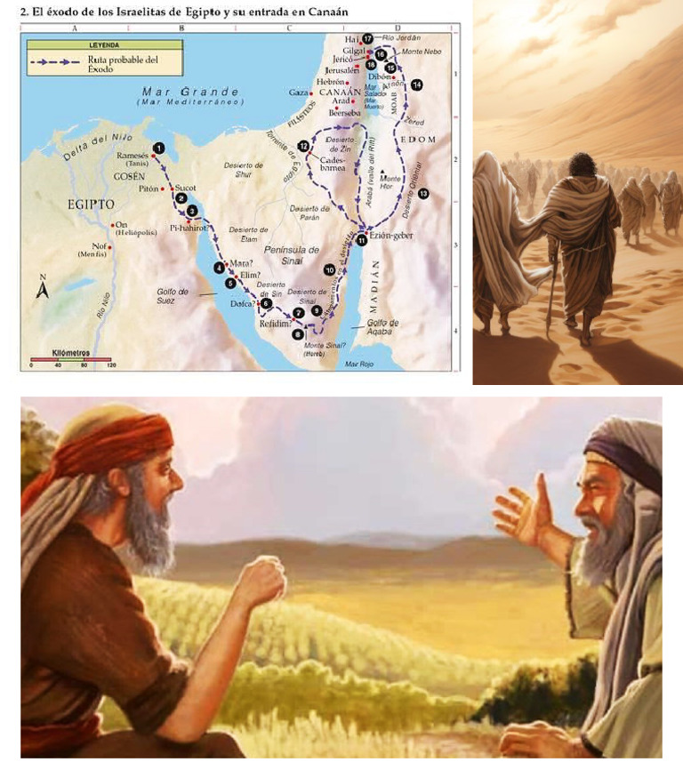 Mapa Exodo - Camino A Canaan | PDF