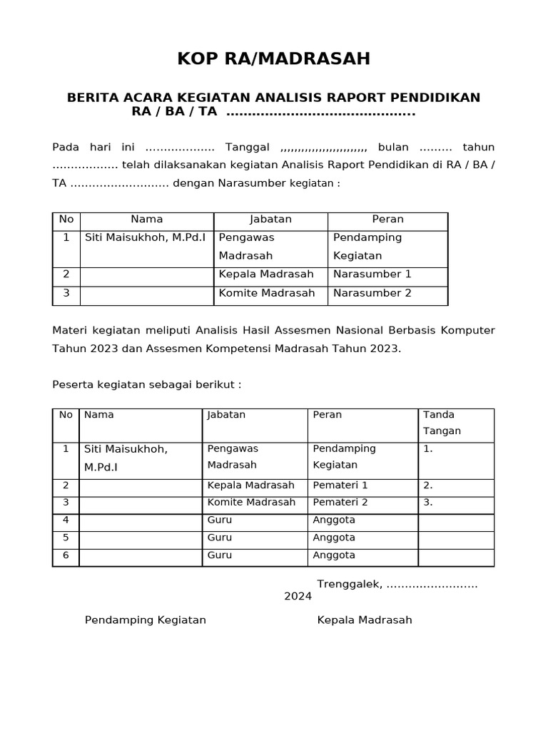 BA Analisis RPD RA | PDF