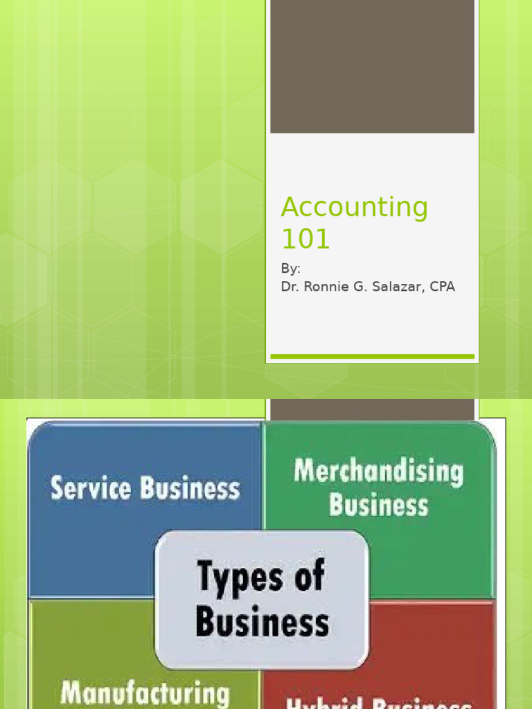 Accounting 101 PPT | PDF