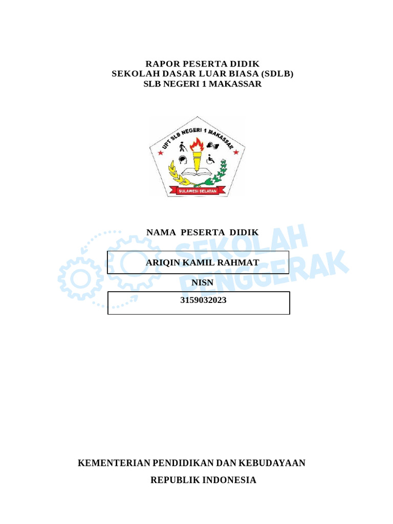 Rapor Kurikulum Merdeka | PDF