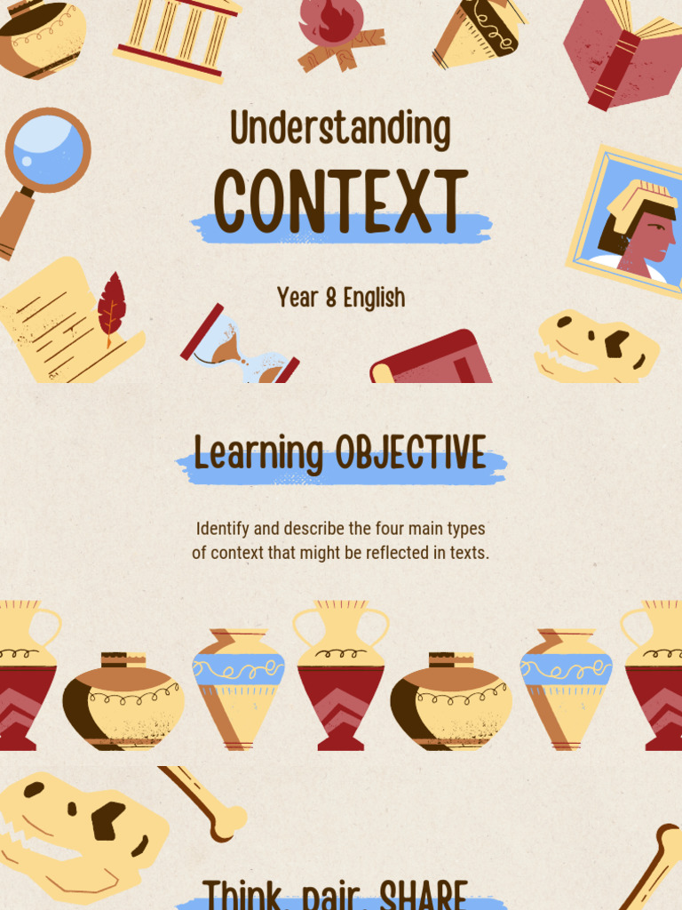 Understanding Context in English Educational Presentation in Bold ...