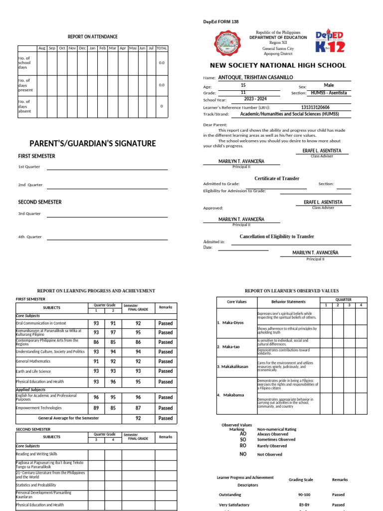 Sf9 g11 Sample | PDF