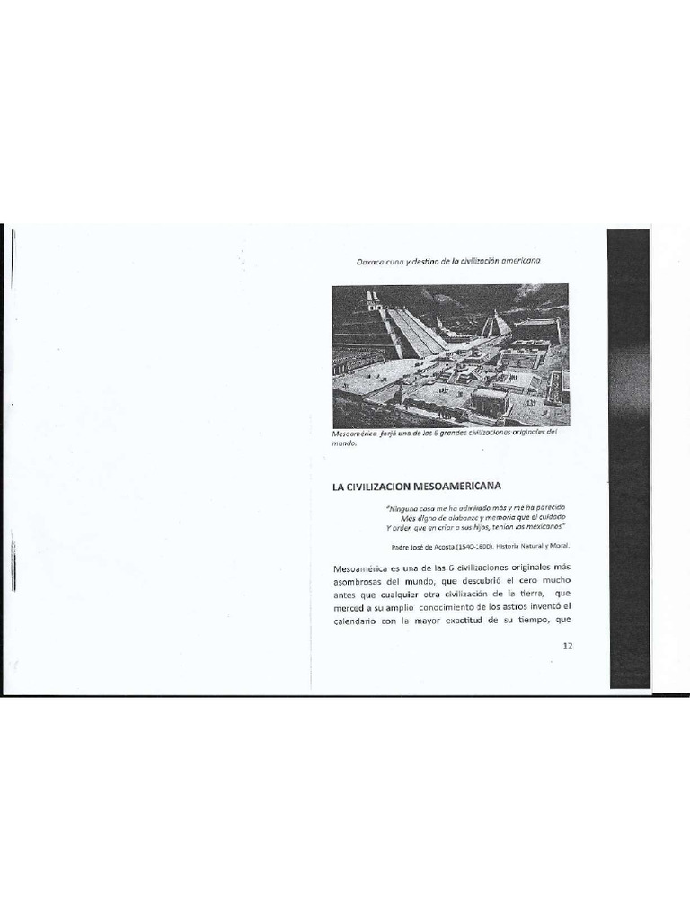 Act 2 Oaxaca Cuna Y Destino De La Civilizacion Americana 2 Pdf