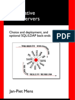 Alternative DNS Servers - Choice and Deployment and Optional SQL LDAP Back-Ends