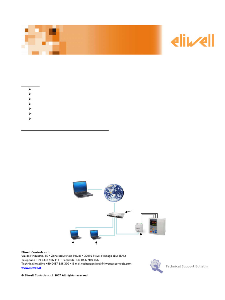 CT123359 BUL 21 Web& LanAdapter EN | PDF