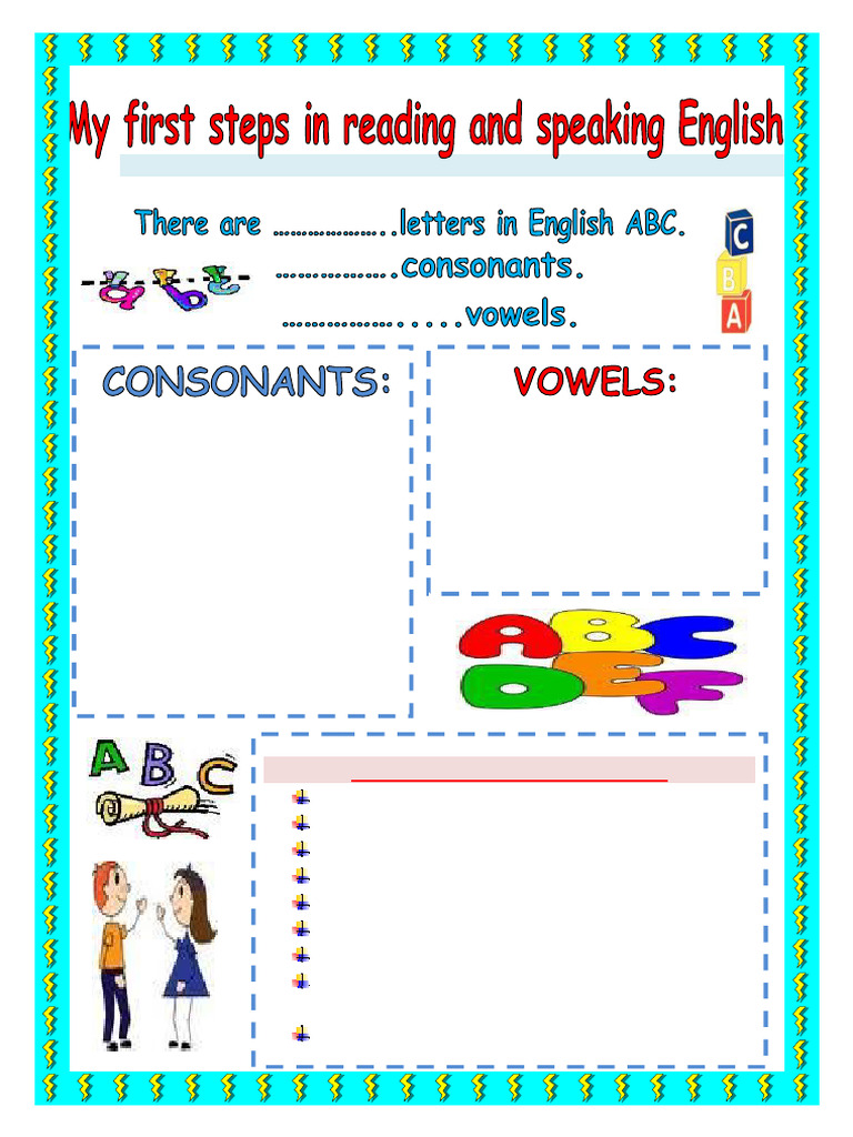 Vowel and Consonant 02 | PDF