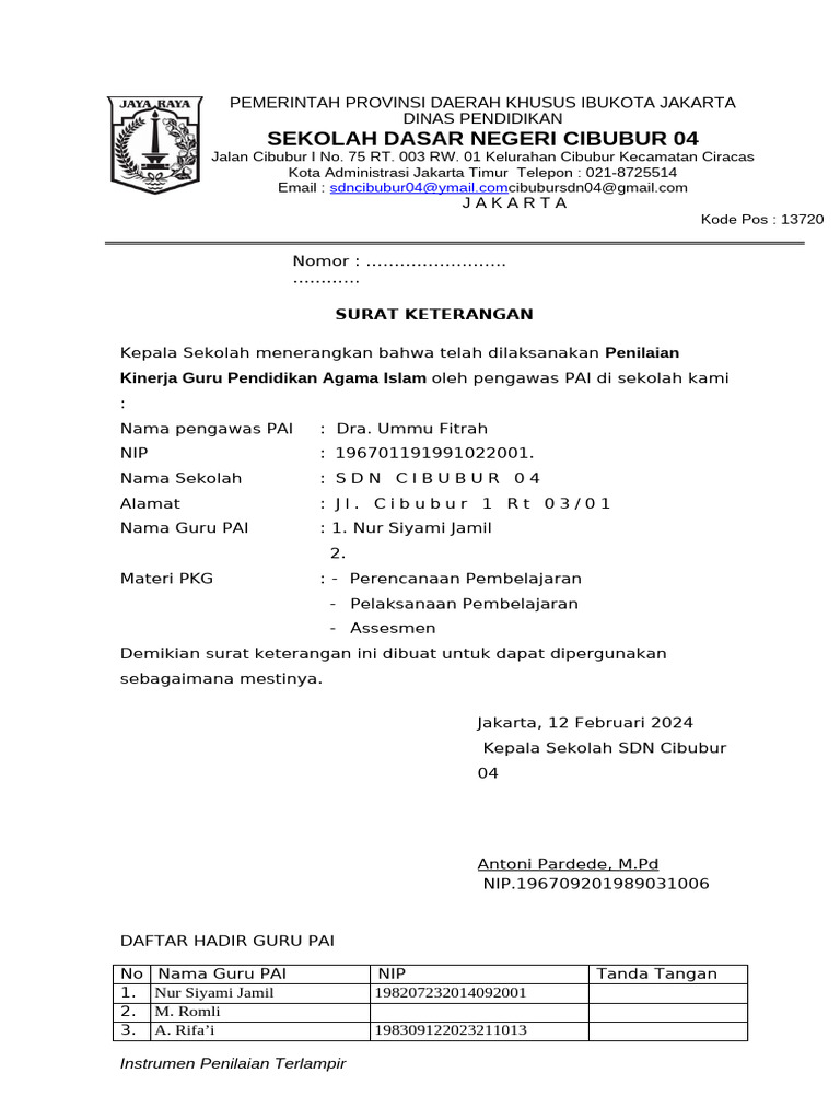 Instrumen PKG GPAI | PDF