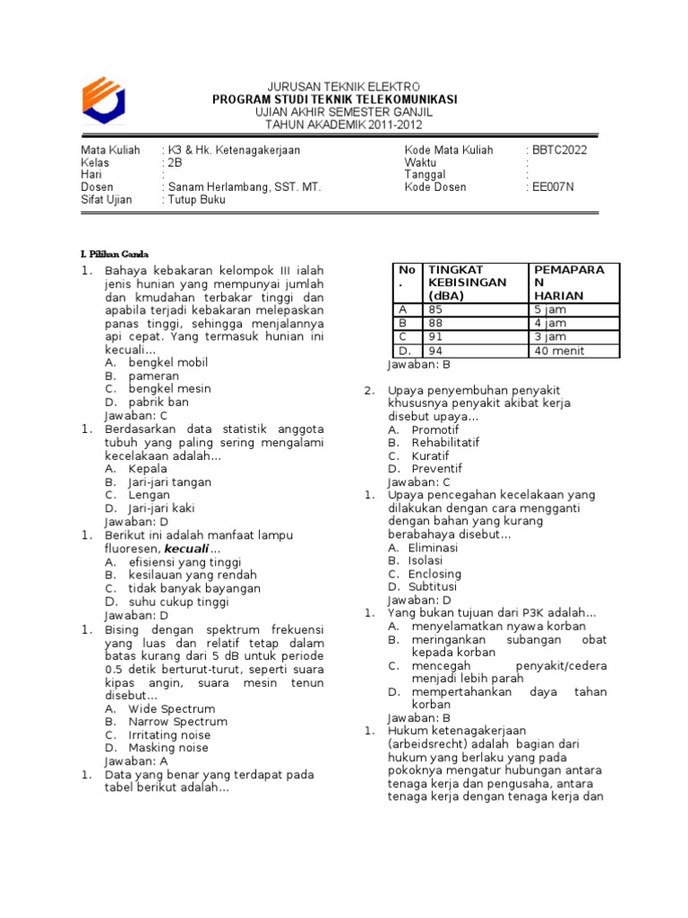 Soal K 3 Musa Puby Asep